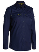 Bisley Workwear Womens X Airflow™ Ripstop Shirt Navy