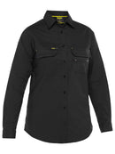Bisley Workwear Women's X Airflow™ Stretch Ripstop Shirt Black