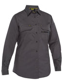 Bisley Workwear Women's X Airflow™ Stretch Ripstop Shirt Charcoal