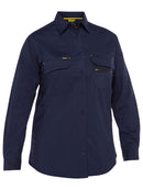 Bisley Workwear Women's X Airflow™ Stretch Ripstop Shirt Navy