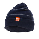 Beanie With Retro-Reflective Stripes Navy