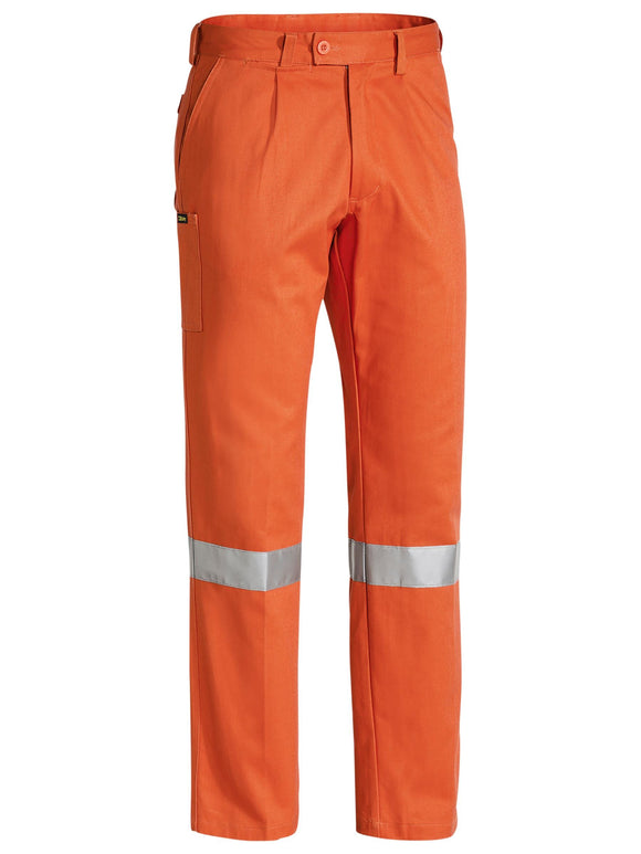 Bisley Workwear Taped Original Work Pants Orange