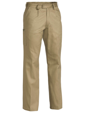 Bisley Workwear Original Cotton Drill Work Pants Khaki