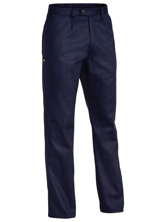 Bisley Workwear Original Cotton Drill Work Pants Navy