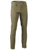 Bisley Workwear Stretch Cotton Drill Work Pants Khaki