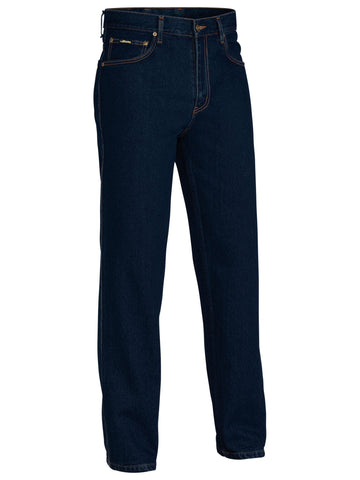 Bisley Workwear Rough Rider Denim Jean Blue
