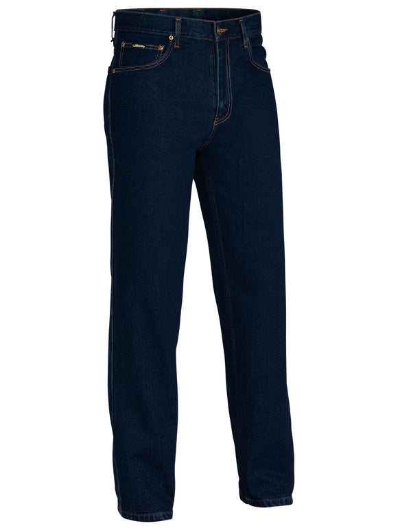 Bisley Workwear Rough Rider Denim Jean Blue