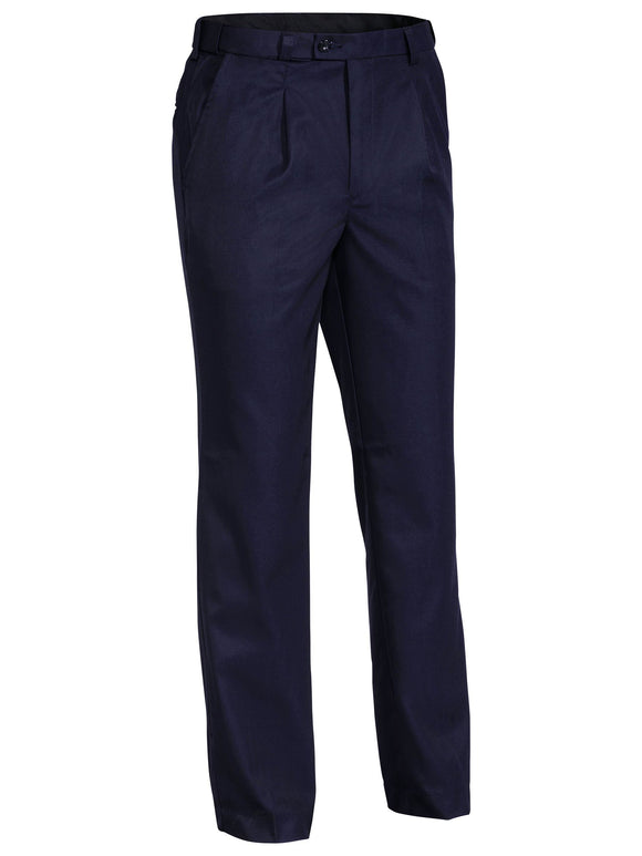 Bisley Workwear Permanent Press Trouser Navy