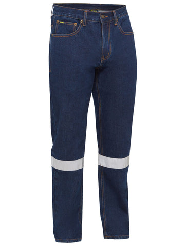 Bisley Workwear Original Taped Stretch Denim Work Jeans Denim