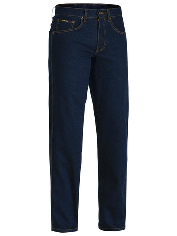 Bisley Workwear Rough Rider Stretch Denim Jean Blue