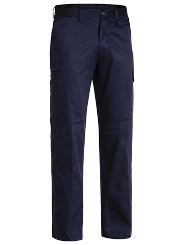 Bisley Workwear Cotton Drill Cool Lightweight Work Pants Dark Navy
