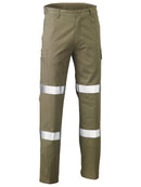 Bisley Workwear Taped Biomotion Cool Lightweight Utility Pants Khaki - Discontinued