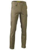 Bisley Workwear Stretch Cotton Drill Cargo Pants Khaki