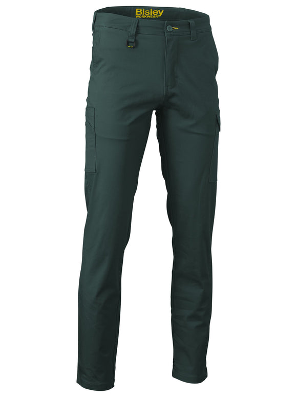 Bisley Workwear Stretch Cotton Drill Cargo Pants Bottle