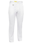 Bisley Workwear Stretch Cotton Drill Cargo Pants White