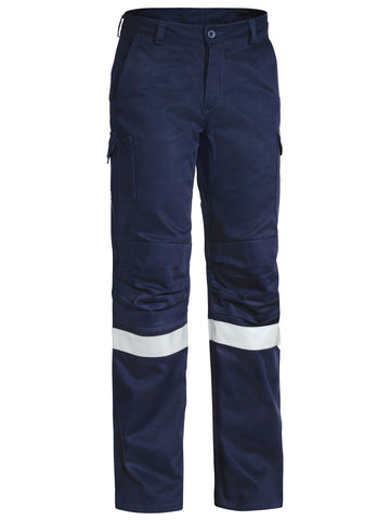 Bisley Workwear Taped Industrial Engineered Cargo Pants Navy
