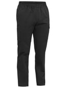 Bisley Workwear Stretch Cotton Drill Elastic Waist Cargo Work Pant Black