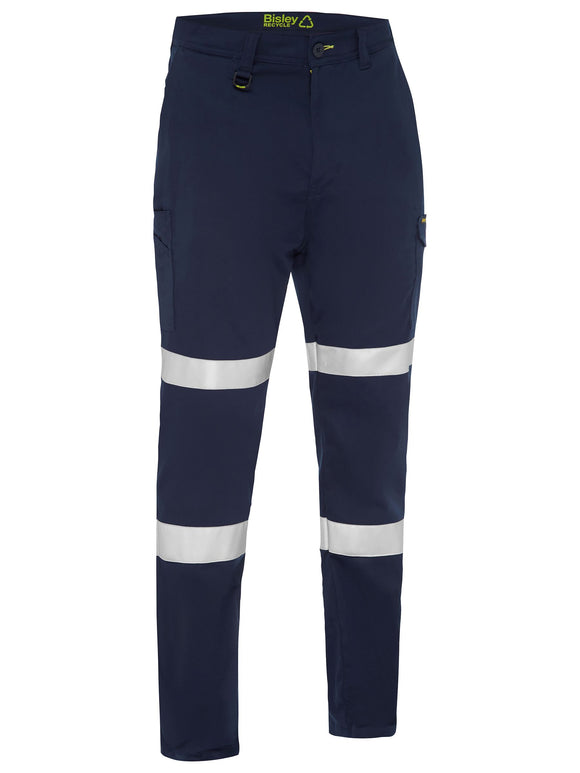Bisley Workwear Recycle Taped Biomotion Cargo Work Pant Navy