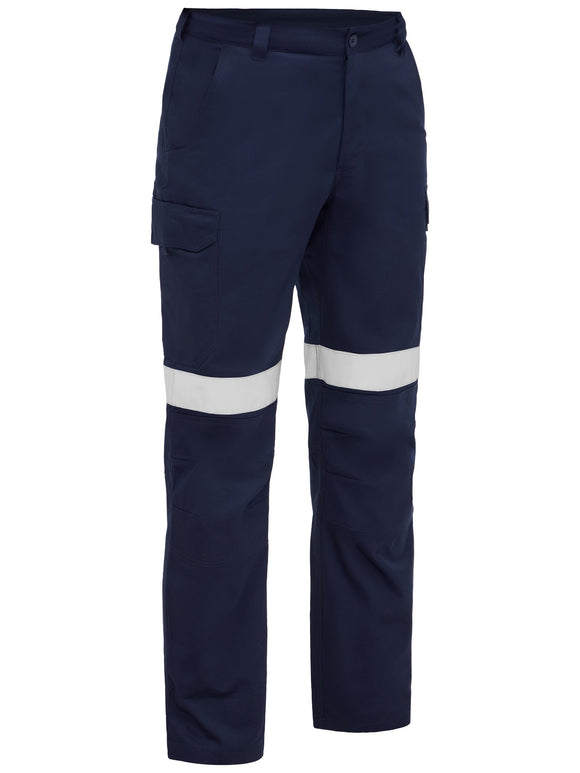 Bisley Workwear Taped Industrial Cool Lightweight Cargo Pants Navy