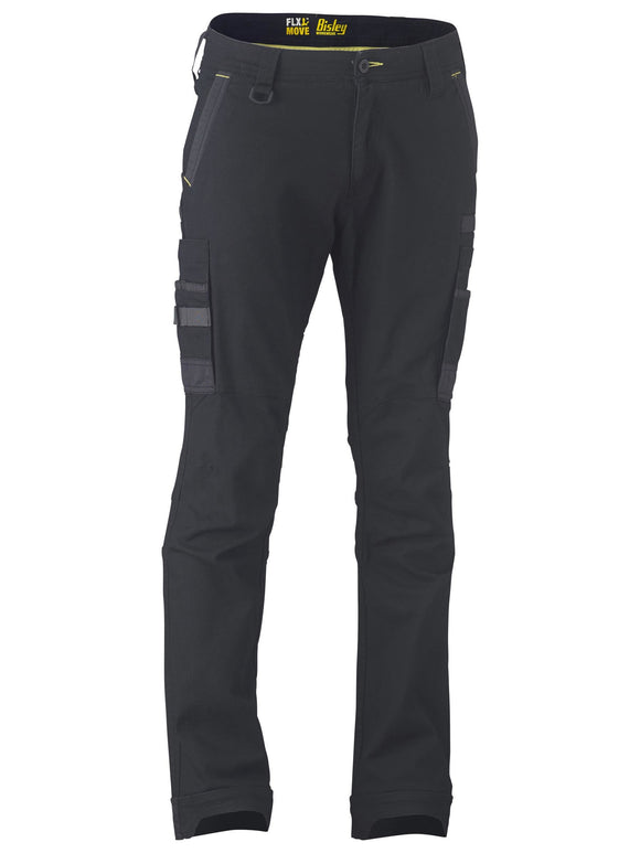 Bisley Workwear Flx & Move™ Stretch Utility Cargo Pants Black