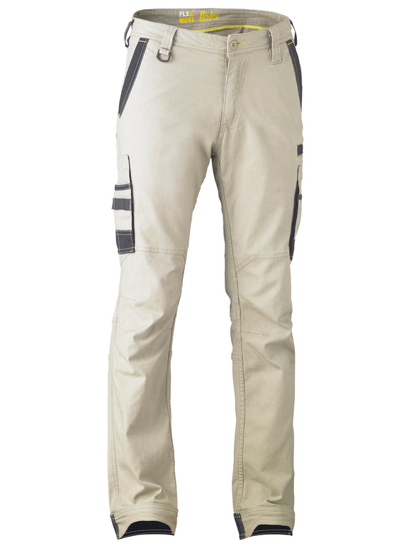 Bisley Workwear Flx & Move™ Stretch Utility Cargo Pants Stone