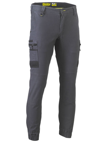 Bisley Workwear Flx and Move™ Stretch Cargo Cuffed Pants Charcoal