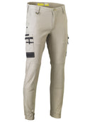 Bisley Workwear Flx and Move™ Stretch Cargo Cuffed Pants Stone