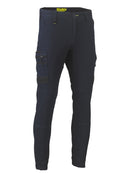 Bisley Workwear Flx and Move™ Stretch Denim Cargo Cuffed Pants Denim