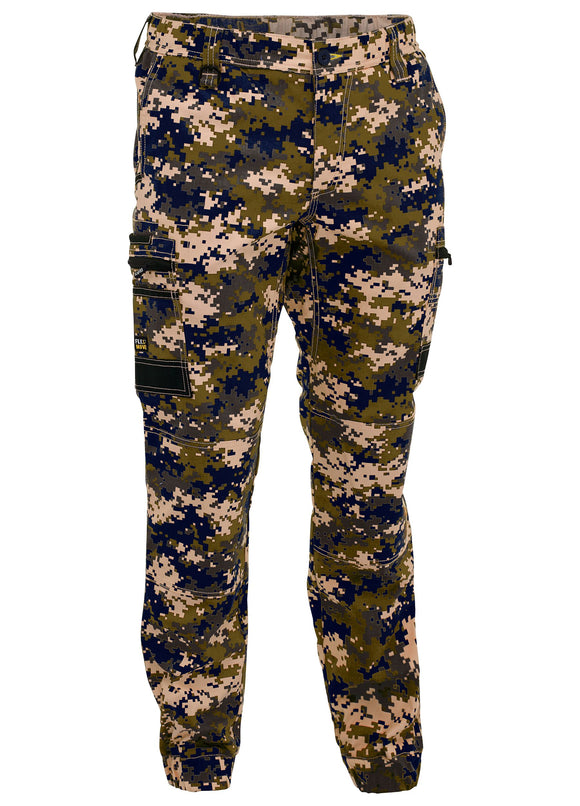 Bisley Workwear Flx & Move™ Stretch Camo Cargo Pants - Limited Edition Army Digital - Discontinued