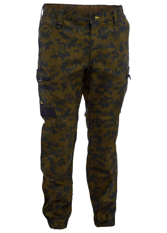 Bisley Workwear Flx & Move™ Stretch Camo Cargo Pants - Limited Edition Army Honeycomb - Discontinued