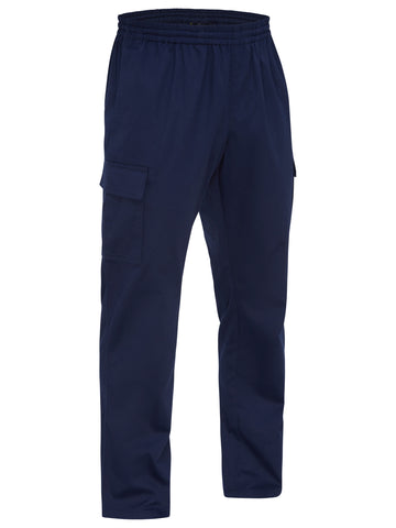 Bisley Workwear Elastic Waist Cargo Pants Navy - Discontinued