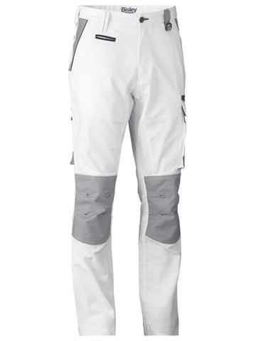 Bisley Workwear Painters Contrast Cargo Pants White