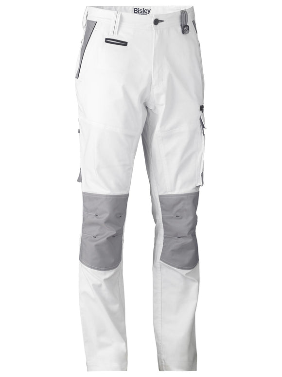 Bisley Workwear Painters Contrast Cargo Pants White