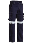 Bisley Workwear Taped Cool Vented Lightweight Cargo Pants Navy