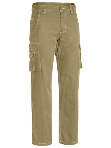 Bisley Workwear Cool Vented Lightweight Cargo Pants Khaki - Discontinued