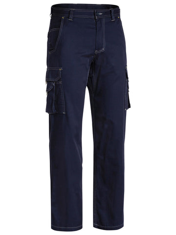 Bisley Workwear Cool Vented Lightweight Cargo Pants Navy