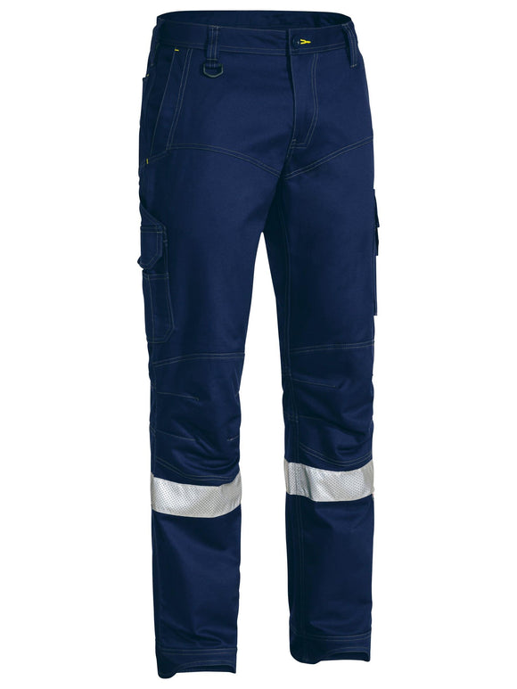 Bisley Workwear X Airflow™ Taped Ripstop Engineered Cargo Work Pants Navy