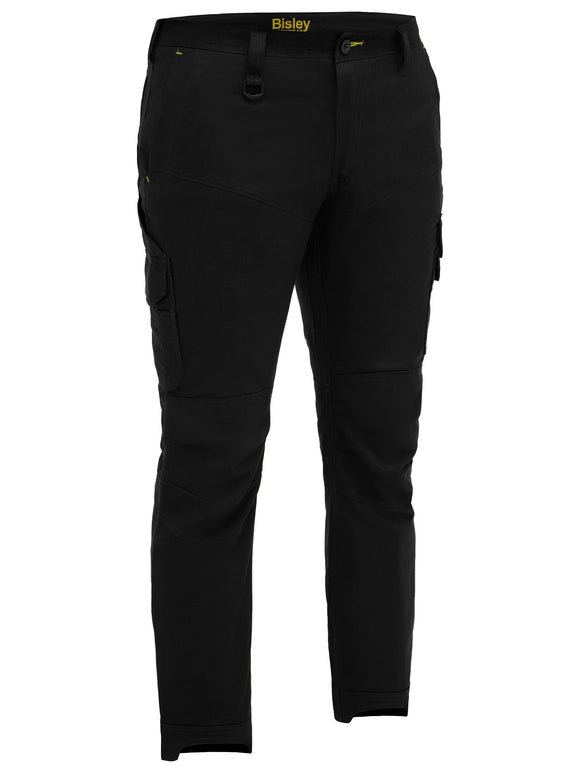 Bisley Workwear X Airflow™ Ripstop Engineered Cargo Work Pants Black