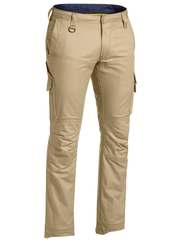 Bisley Workwear X Airflow™ Ripstop Engineered Cargo Work Pants Khaki