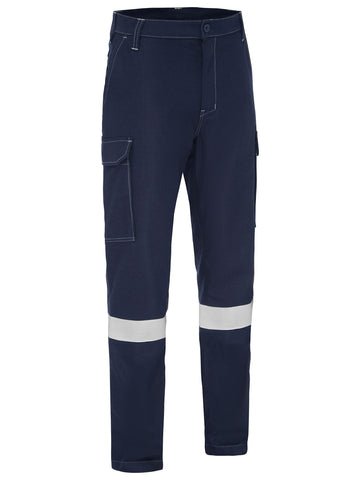 Bisley Workwear Apex 240 FR Taped Ripstop Cargo Pant Navy