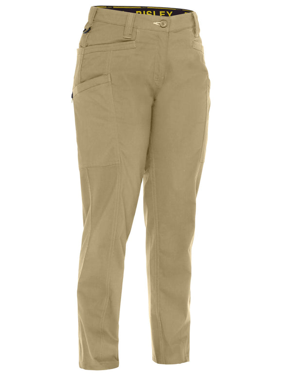 Bisley Workwear Womens X Airflow™ Stretch Ripstop Vented Cargo Pant Khaki