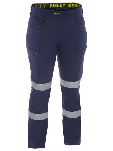 Bisley Workwear Women's X Aiflow™ Taped Stretch Ripstop Lightweight Cargo Pant Navy