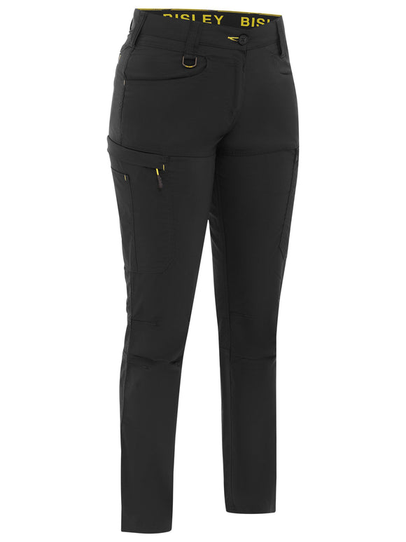 Bisley Workwear Women's X Airflow™ Stretch Ripstop Lightweight Cargo Pant Black