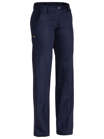 Bisley Workwear Womens Original Cotton Drill Work Pant Navy