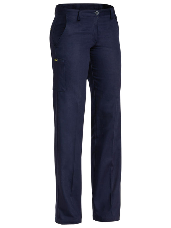 Bisley Workwear Womens Original Cotton Drill Work Pant Navy