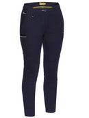 Bisley Workwear Women's Mid Rise Stretch Cotton Pants Navy