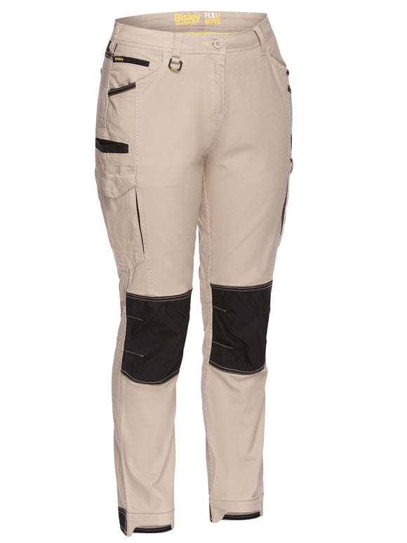 Bisley Workwear Women's Flx & Move™ Cargo Pants Stone - Discontinued