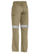 Bisley Workwear Women's Taped Cool Vented Lightweight Pants Khaki - Discontinued