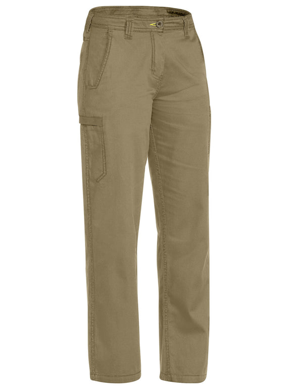Bisley Workwear Women's Cool Lightweight Vented Pant Khaki - Discontinued