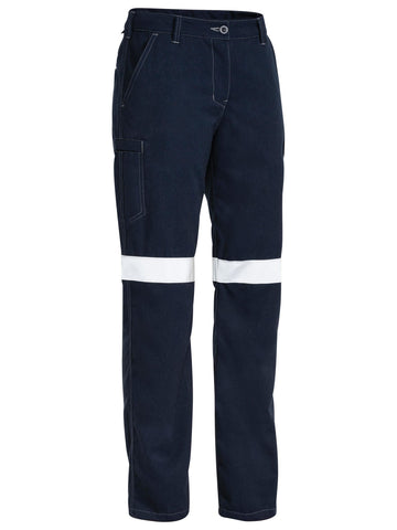 Bisley Workwear TenCate Tecasafe® Plus 700 Women's Taped FR Cargo Pants Navy